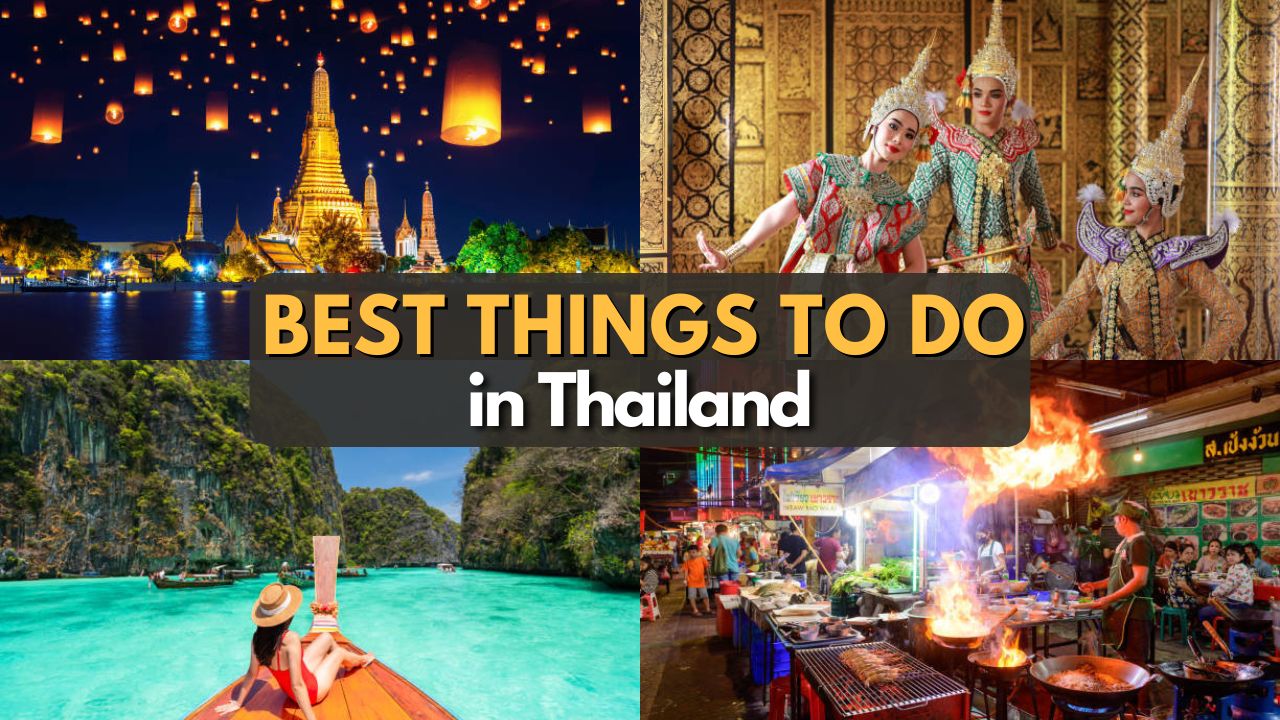 Image of activities to do in Thailand while on vacation.