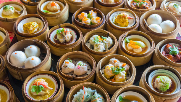 Thai-style dim sum features an array of bite-sized dishes with a unique local twist.